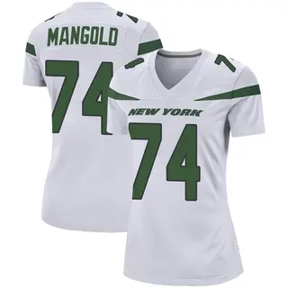 New York Jets Women's Nick Mangold Game Spotlight Jersey - White