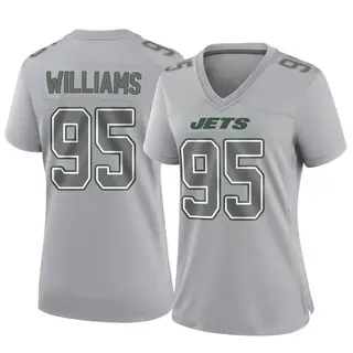 New York Jets Women's Quinnen Williams Game Atmosphere Fashion Jersey - Gray