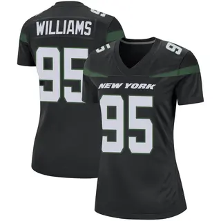 New York Jets Women's Quinnen Williams Game Stealth Jersey - Black