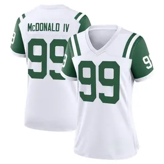 New York Jets Women's Will McDonald IV Game Classic Alternate Jersey - White