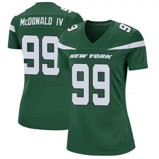 New York Jets Women's Will McDonald IV Game Gotham Jersey - Green