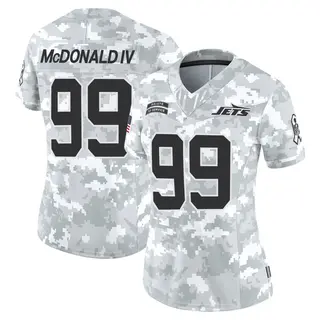 New York Jets Women's Will McDonald IV Limited 2024 Salute to Service Jersey - Arctic Camo