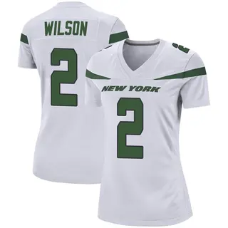 New York Jets Women's Zach Wilson Game Spotlight Jersey - White