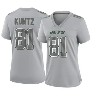 New York Jets Women's Zack Kuntz Game Atmosphere Fashion Jersey - Gray