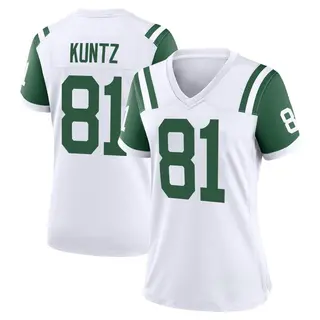 New York Jets Women's Zack Kuntz Game Classic Alternate Jersey - White