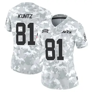New York Jets Women's Zack Kuntz Limited 2024 Salute to Service Jersey - Arctic Camo