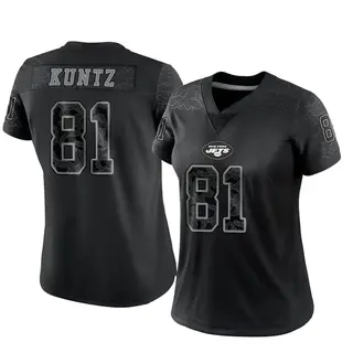 New York Jets Women's Zack Kuntz Limited Reflective Jersey - Black