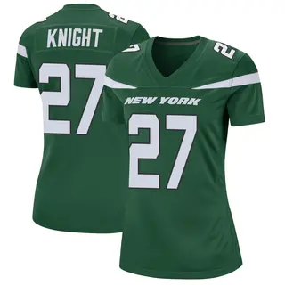 New York Jets Women's Zonovan Knight Game Gotham Jersey - Green