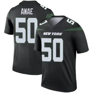 New York Jets Youth Bradlee Anae Legend Stealth Color Rush Jersey - Black