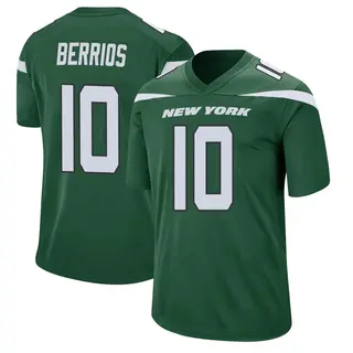 New York Jets Youth Braxton Berrios Game Gotham Jersey - Green