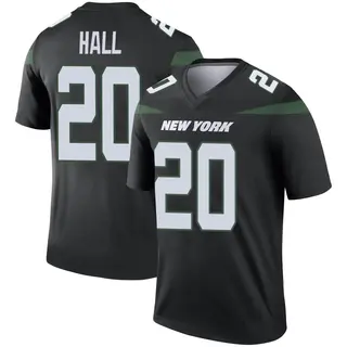 New York Jets Youth Breece Hall Legend Stealth Color Rush Jersey - Black
