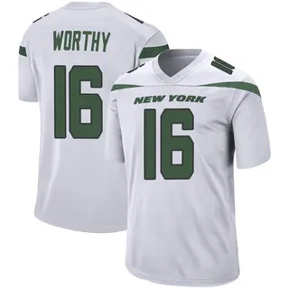 New York Jets Youth Chandler Worthy Game Spotlight Jersey - White