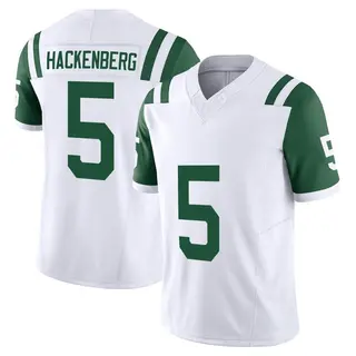 New York Jets Youth Christian Hackenberg Limited Classic Alternate Vapor F.U.S.E. Jersey - White
