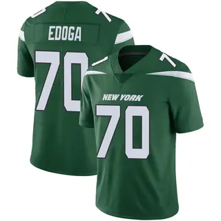 New York Jets Youth Chuma Edoga Limited Gotham Vapor Jersey - Green