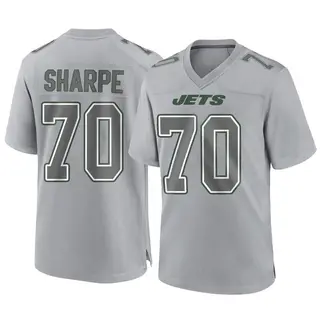 New York Jets Youth David Sharpe Game Atmosphere Fashion Jersey - Gray