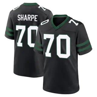 New York Jets Youth David Sharpe Game Legacy Alternate Jersey - Black