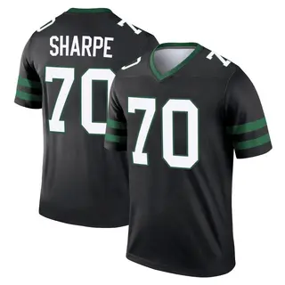 New York Jets Youth David Sharpe Legend Legacy Jersey - Black
