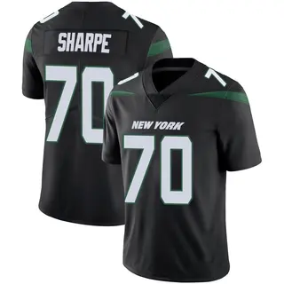 New York Jets Youth David Sharpe Limited Stealth Vapor Jersey - Black