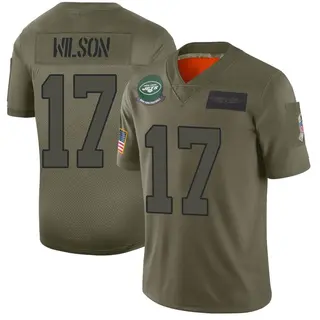 New York Jets Youth Garrett Wilson Limited 2019 Salute to Service Jersey - Camo
