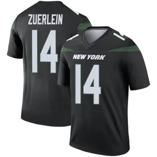 New York Jets Youth Greg Zuerlein Legend Stealth Color Rush Jersey - Black