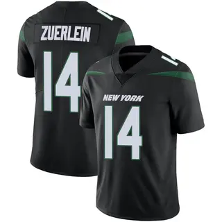 New York Jets Youth Greg Zuerlein Limited Stealth Vapor Jersey - Black