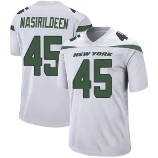 New York Jets Youth Hamsah Nasirildeen Game Spotlight Jersey - White