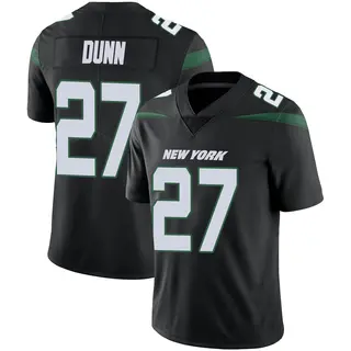 New York Jets Youth Isaiah Dunn Limited Stealth Vapor Jersey - Black