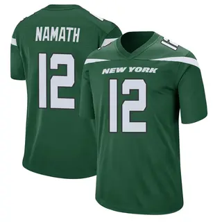 New York Jets Youth Joe Namath Game Gotham Jersey - Green