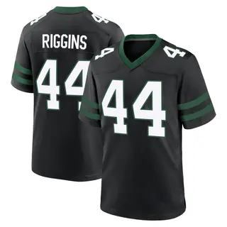 New York Jets Youth John Riggins Game Legacy Alternate Jersey - Black