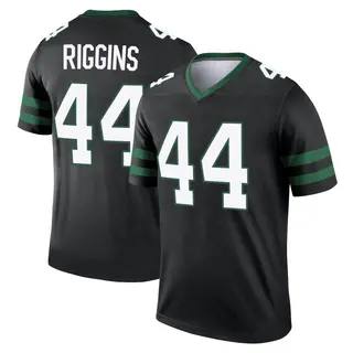 New York Jets Youth John Riggins Legend Legacy Jersey - Black