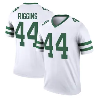 New York Jets Youth John Riggins Legend Legacy Jersey - White
