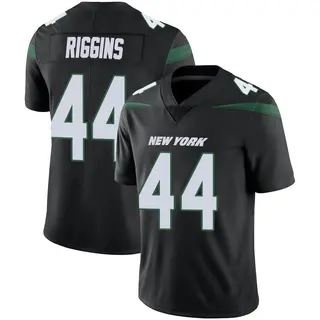 New York Jets Youth John Riggins Limited Stealth Vapor Jersey - Black