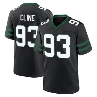 New York Jets Youth Kameron Cline Game Legacy Alternate Jersey - Black