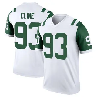 New York Jets Youth Kameron Cline Legend Classic Alternate Jersey - White