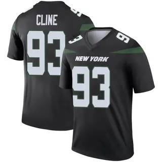 New York Jets Youth Kameron Cline Legend Stealth Color Rush Jersey - Black