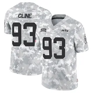 New York Jets Youth Kameron Cline Limited 2024 Salute to Service Jersey - Arctic Camo