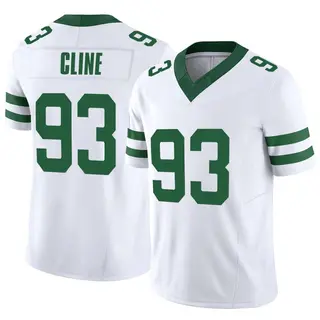 New York Jets Youth Kameron Cline Limited Legacy Vapor F.U.S.E. Jersey - White