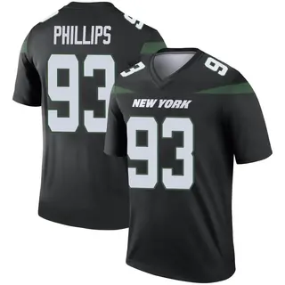 New York Jets Youth Kyle Phillips Legend Stealth Color Rush Jersey - Black