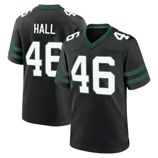 New York Jets Youth Maalik Hall Game Legacy Alternate Jersey - Black