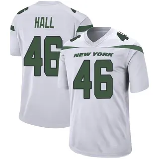 New York Jets Youth Maalik Hall Game Spotlight Jersey - White