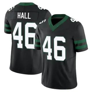 New York Jets Youth Maalik Hall Limited Legacy Alternate Vapor F.U.S.E. Jersey - Black