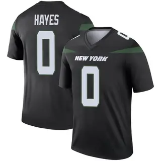 New York Jets Youth Marquis Hayes Legend Stealth Color Rush Jersey - Black