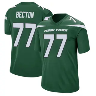 New York Jets Youth Mekhi Becton Game Gotham Jersey - Green