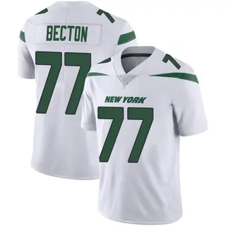 New York Jets Youth Mekhi Becton Limited Spotlight Vapor Jersey - White