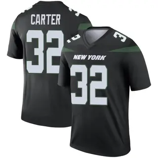 New York Jets Youth Michael Carter Legend Stealth Color Rush Jersey - Black