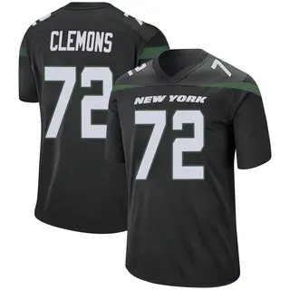 New York Jets Youth Micheal Clemons Game Stealth Jersey - Black