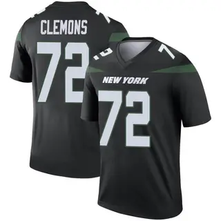 New York Jets Youth Micheal Clemons Legend Stealth Color Rush Jersey - Black