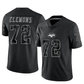 New York Jets Youth Micheal Clemons Limited Reflective Jersey - Black