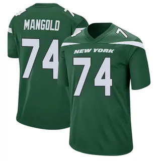 New York Jets Youth Nick Mangold Game Gotham Jersey - Green