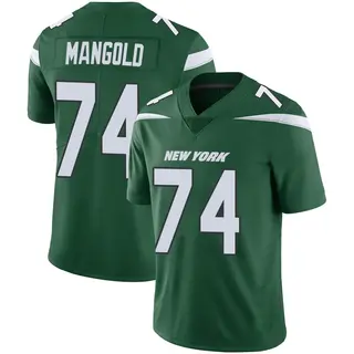 New York Jets Youth Nick Mangold Limited Gotham Vapor Jersey - Green